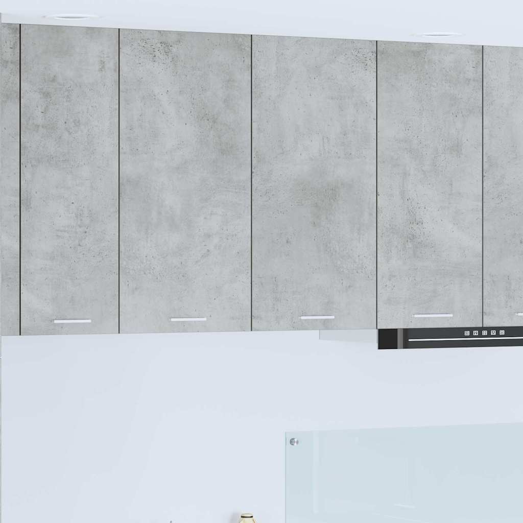 vidaXL Dulap suspendat cu raft Riga Gri din beton 80 x 31 x 80 cm