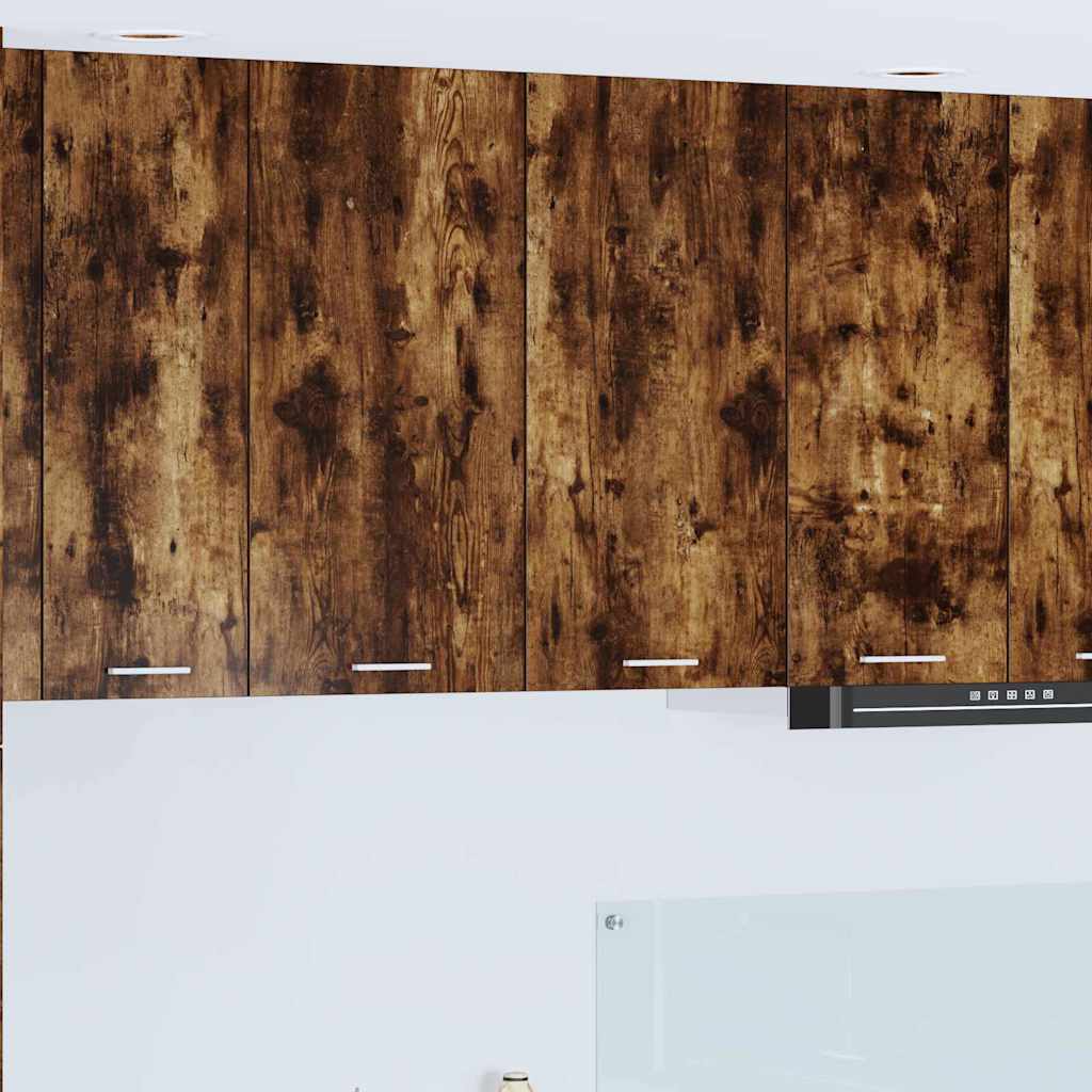 vidaXL Dulap suspendat cu raft Riga Stejar fumuriu 80 x 31 x 80 cm