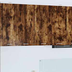 Viseča omarica z vrati Riga Dimljeni oreh 80 x 31 x 80 cm