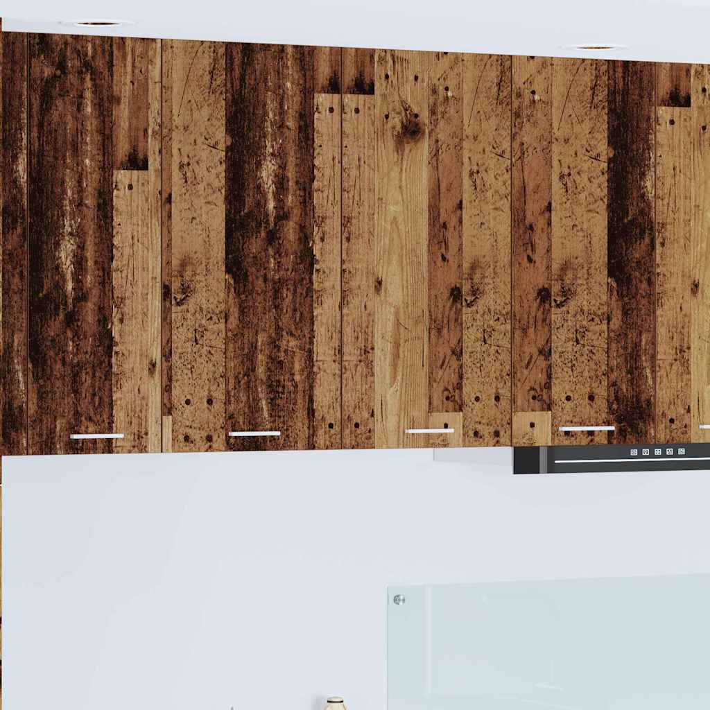 vidaXL Dulap suspendat Riga Lemn Vechi 80 x 31 x 80 cm Lemn compozit