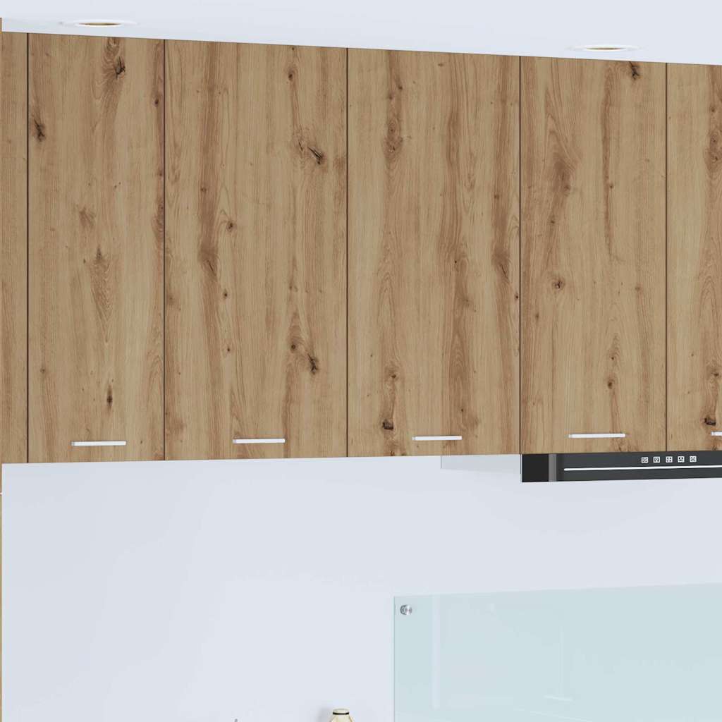 vidaXL Dulap suspendat cu raft Riga Stejar Artizanal 80 x 31 x 80 cm