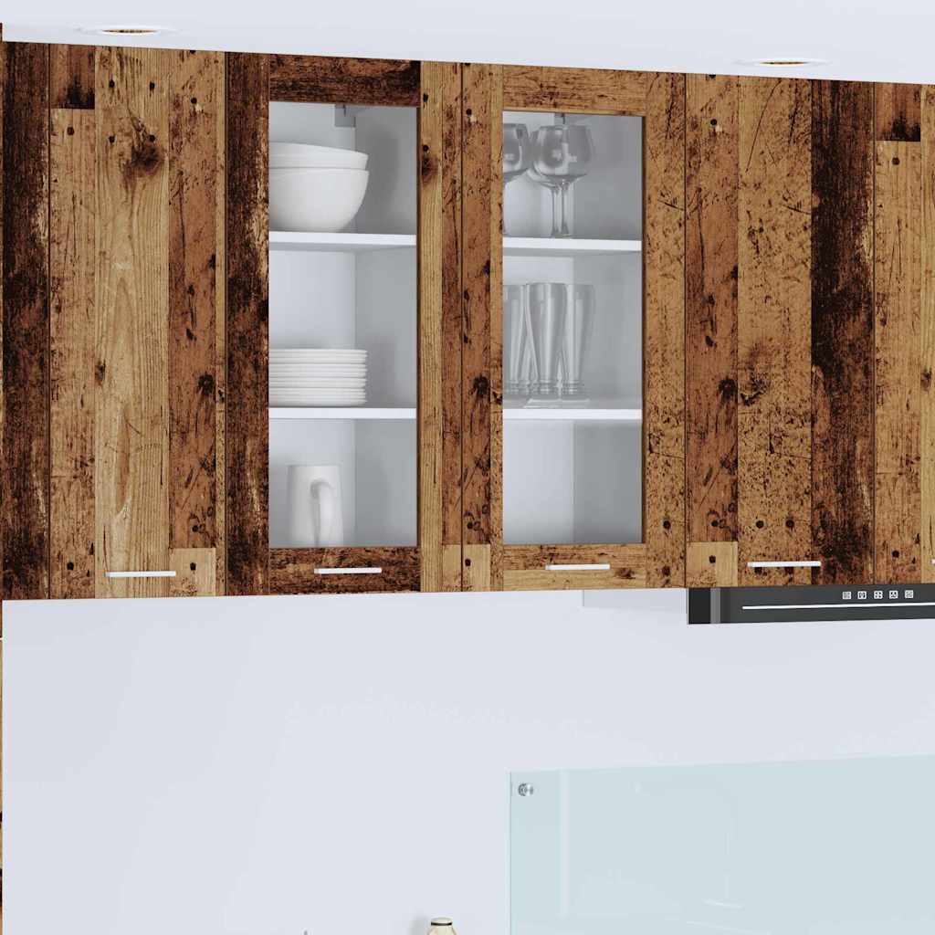 Dulapuri & depozitare - Dulap suspendat Riga Lemn Vechi 40 x 31 x 80 cm Lemn compozit