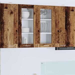 Viseča omarica 2 pcs Star les 40 x 31 x 80 cm Konstruiran les