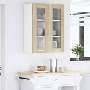 Závěsná skříňka Sonoma dub 60 x 31 x 80 cm kompozitní dřevo - obrázek 4