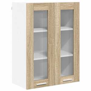 Závěsná skříňka Sonoma dub 60 x 31 x 80 cm kompozitní dřevo - obrázek 2