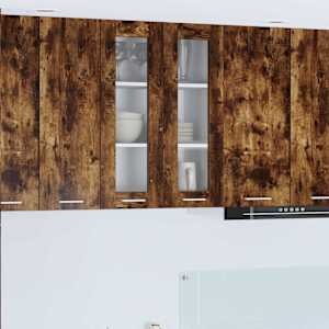 Viseča omarica Dimljeni oreh 60 x 31 x 80 cm Konstruiran les