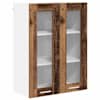 vidaXL Seinakapp Vana puit 60 x 31 x 80 cm Tehispuit