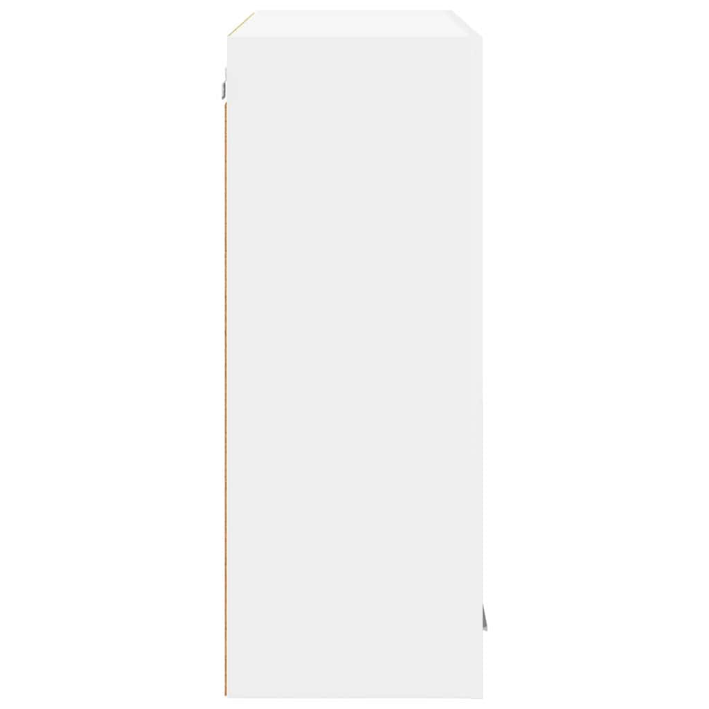 Seinakapp riiuliga uksega Riga Valge 80 x 31 x 80 cm Tehispuit - Image 7