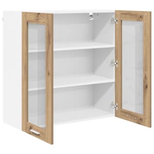 Závěsná skříňka Artisanový dub 80 x 31 x 80 cm kompozitní dřevo - obrázek 5