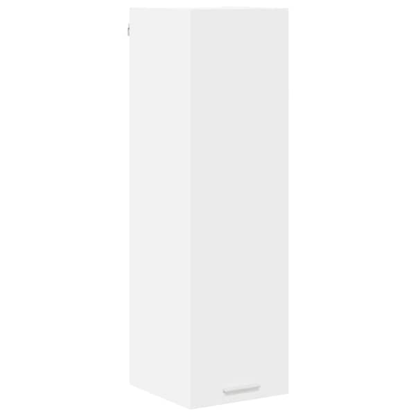 vidaXL Seinakapp Valge 30 x 31 x 100 cm Tehispuit