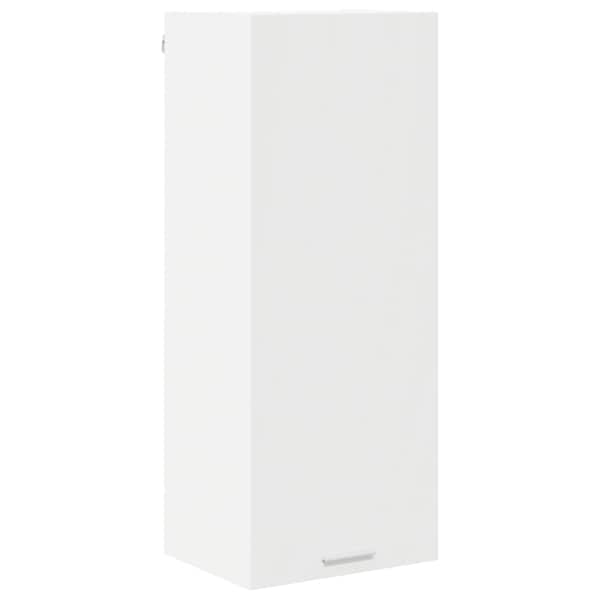 vidaXL Seinakapp Valge 40 x 31 x 100 cm Tehispuit