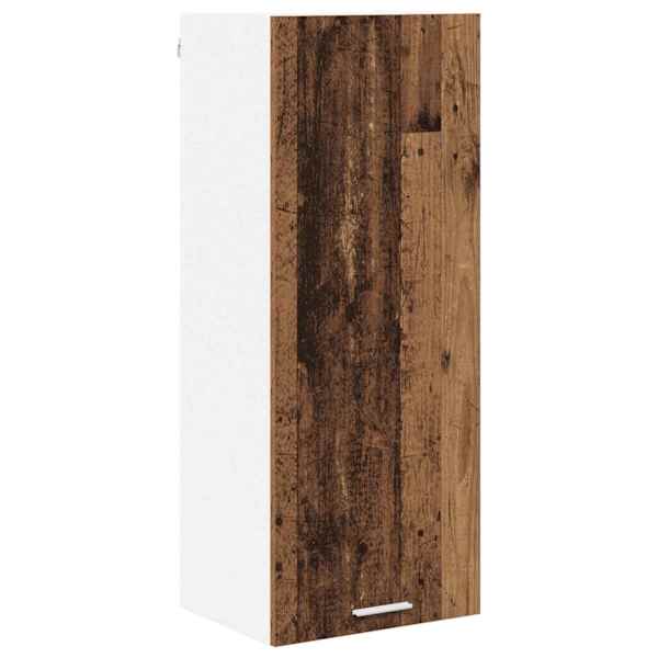 vidaXL Seinakapp Vana puit 40 x 31 x 100 cm Tehispuit