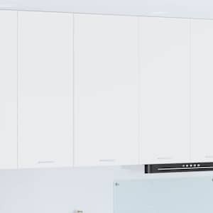 Viseča omarica z vrati Bela 50 x 31 x 100 cm Konstruiran les