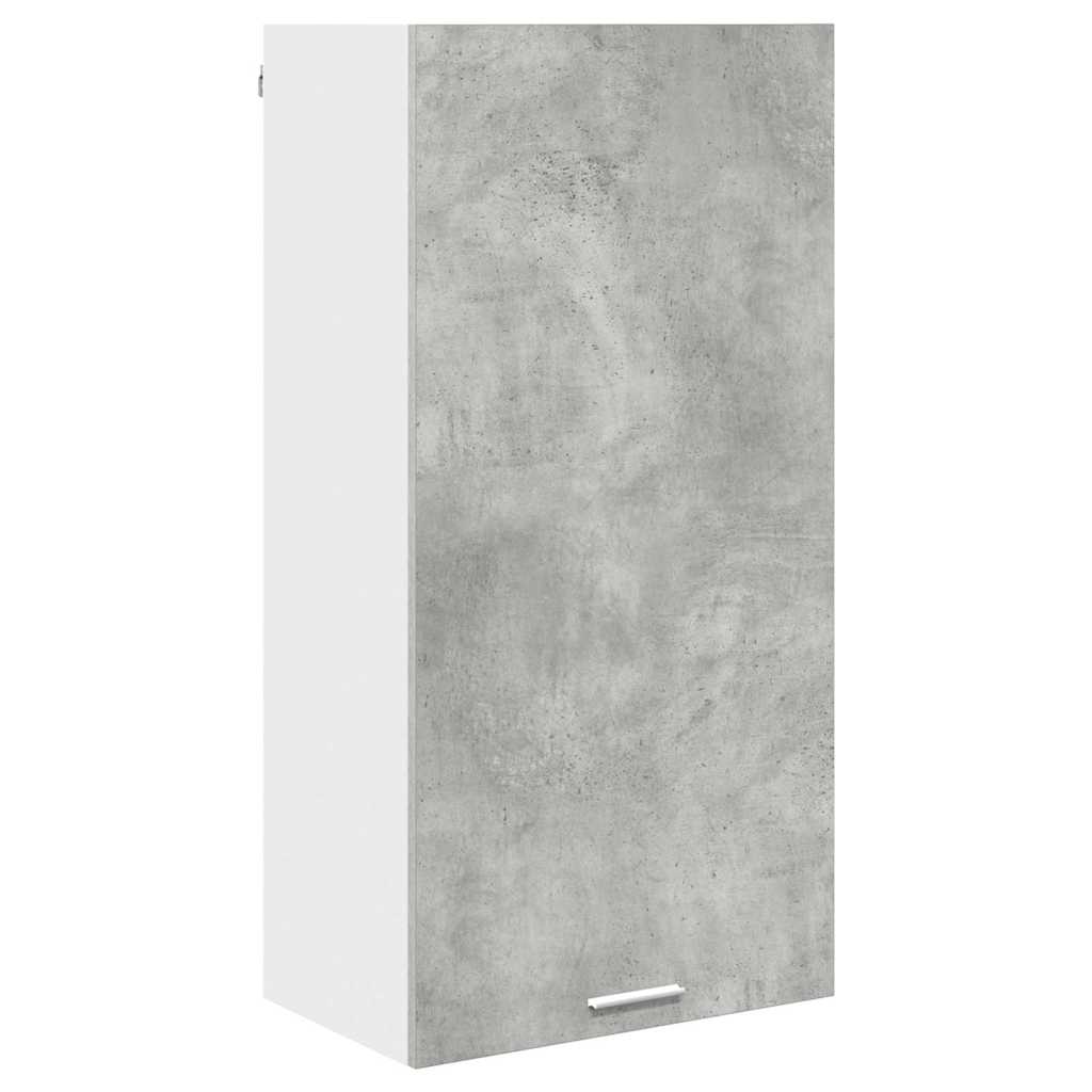 Thumbnail - vidaXL Hängeschrank mit Regal Riga Betongrau und Weiß 50 x 31 x 100 cm