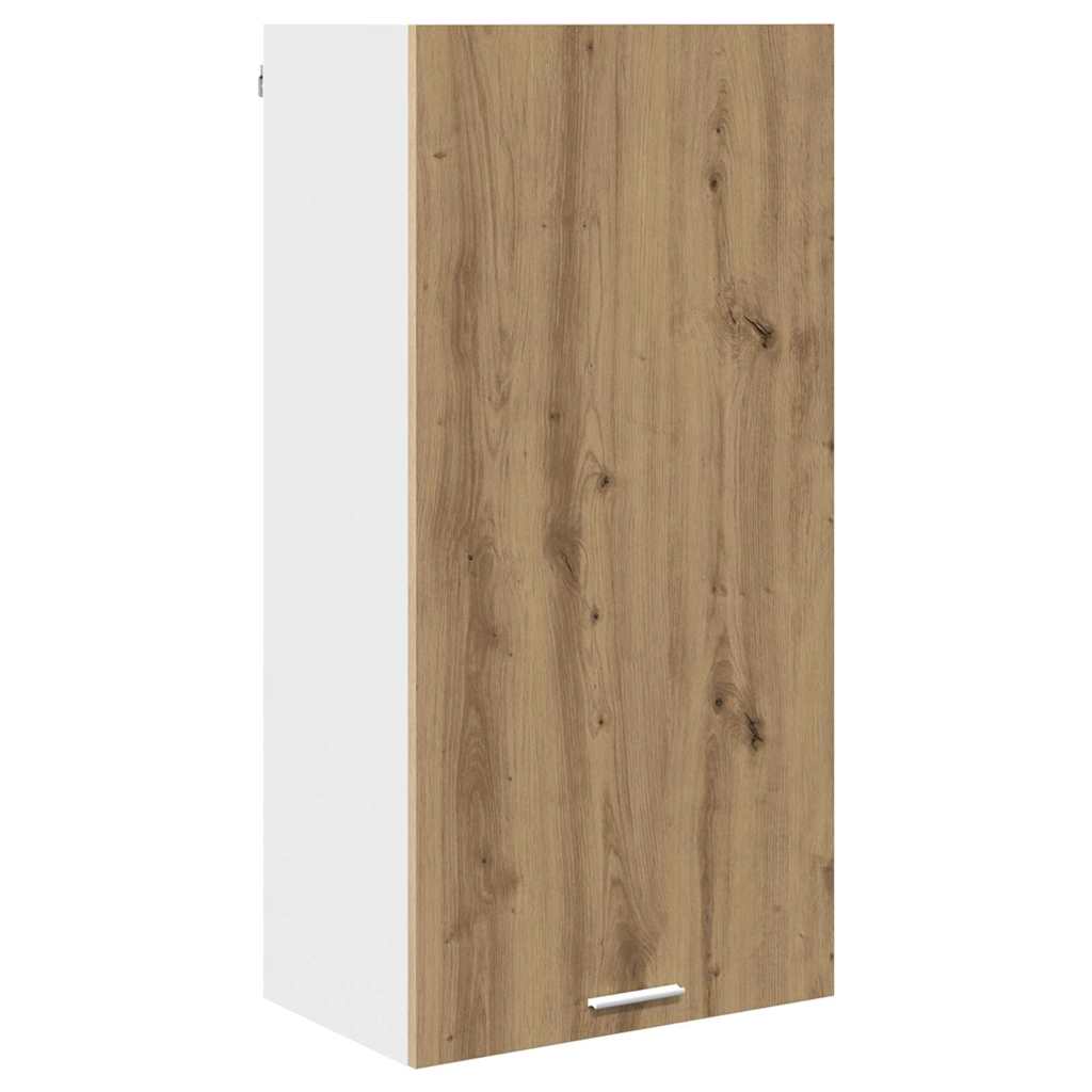 Thumbnail - vidaXL Hängeschrank Riga Artisan-Eiche und Weiß 50 x 31 x 100 cm