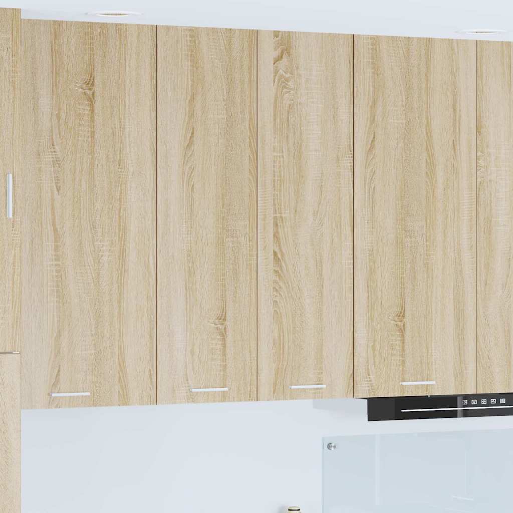 vidaXL Dulap suspendat cu raft Riga Stejar Sonoma 60 x 31 x 100 cm