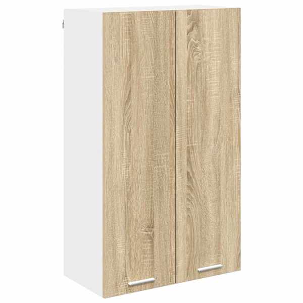 vidaXL Seinakapp Sonoma tamm 60 x 31 x 100 cm Tehispuit