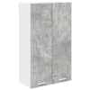 vidaXL Seinakapp Betoonhall 60 x 31 x 100 cm Tehispuit