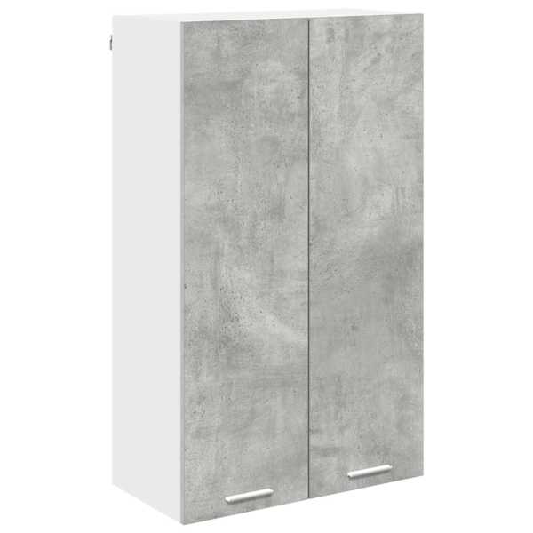 vidaXL Seinakapp Betoonhall 60 x 31 x 100 cm Tehispuit