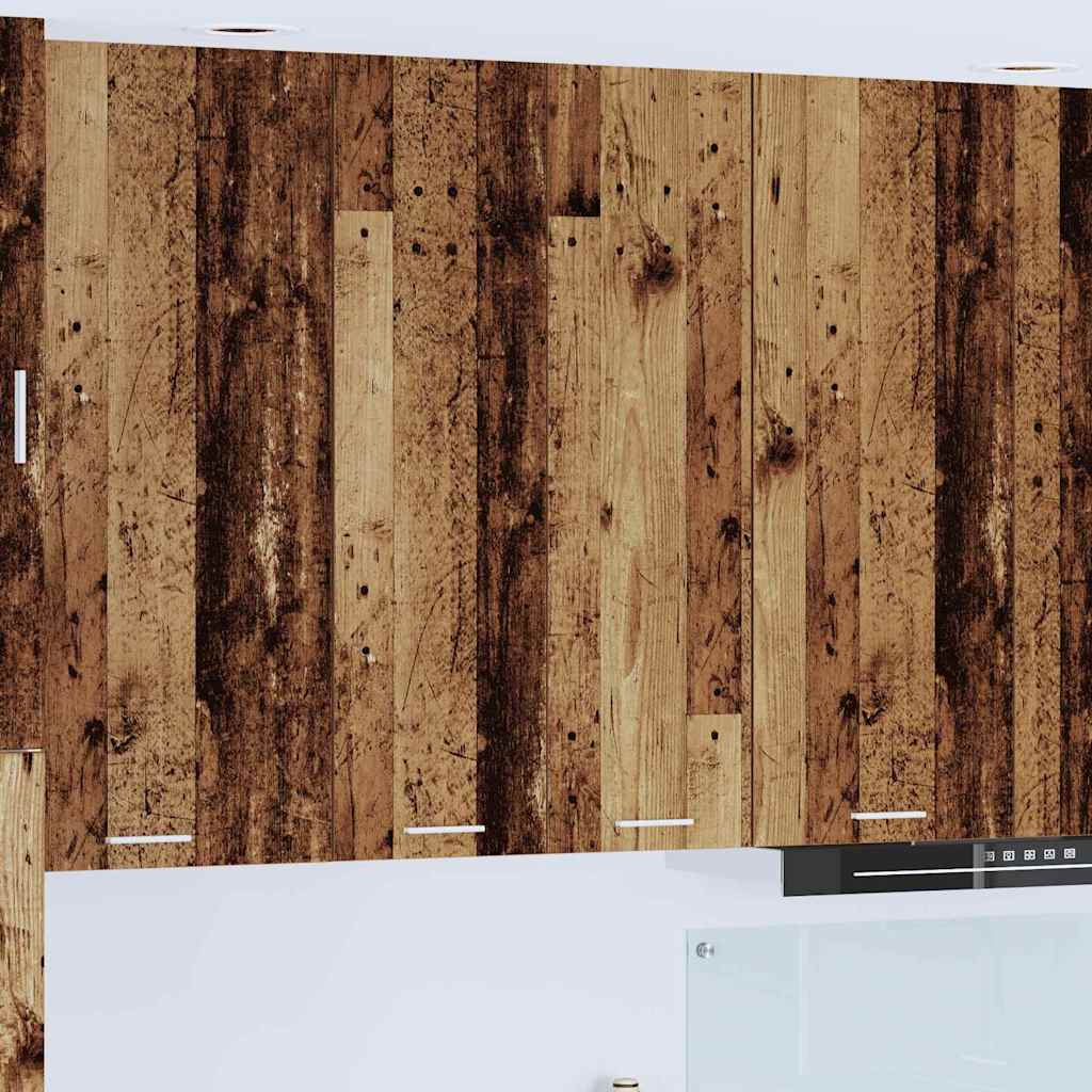 vidaXL Hängeschrank Riga Altholz 60 x 31 x 100 cm Holzwerkstoff