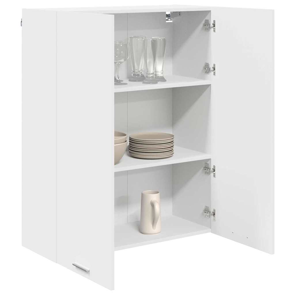 vidaXL Hangkast met plank Riga Wit 80 x 31 x 100 cm Bewerkt hout