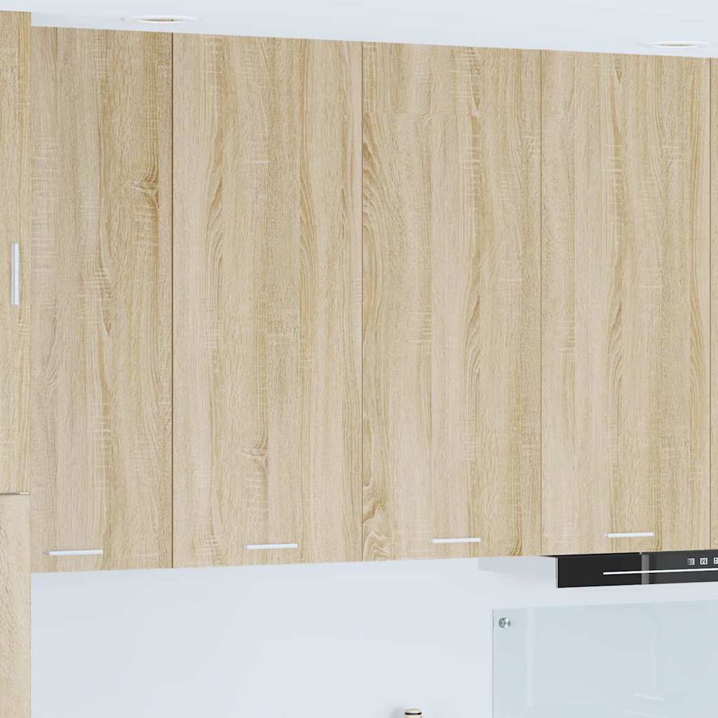 vidaXL Dulap suspendat cu raft Riga Stejar Sonoma 80 x 31 x 100 cm