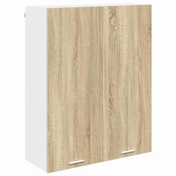 vidaXL Seinakapp Sonoma tamm 80 x 31 x 100 cm Tehispuit