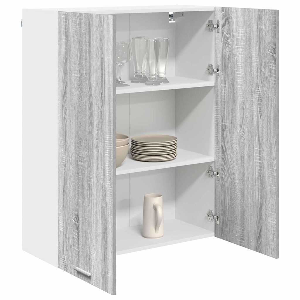 vidaXL Hangkast Riga Grijs Sonoma 80 x 31 x 100 cm Bewerkt hout