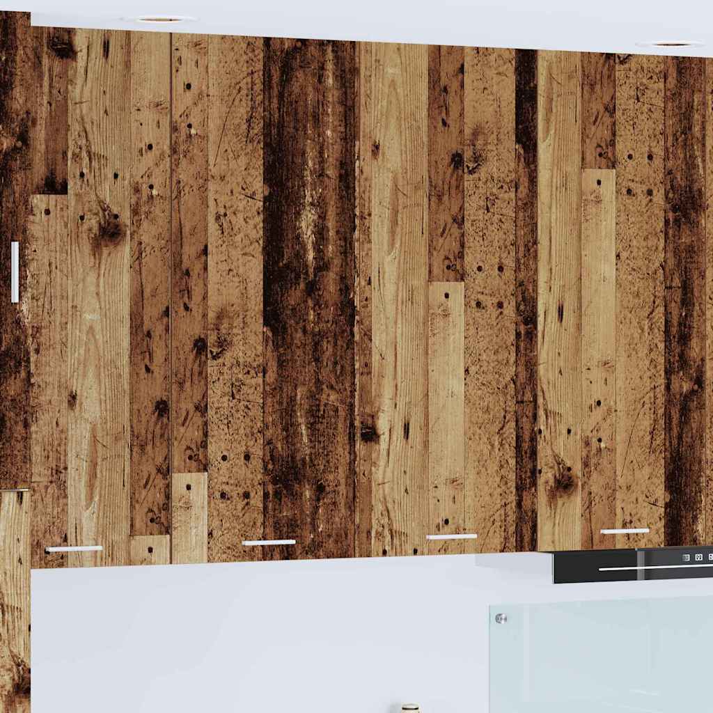 vidaXL Dulap suspendat Riga Lemn Vechi 80 x 31 x 100 cm Lemn compozit