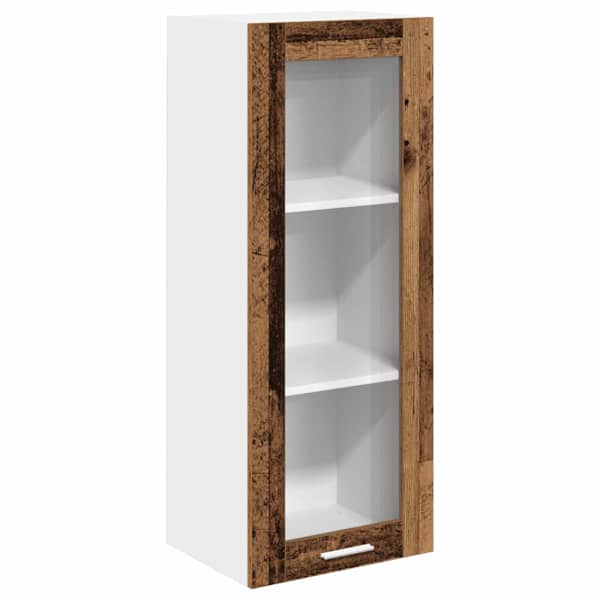 vidaXL Seinakapp Vana puit 40 x 31 x 100 cm Tehispuit