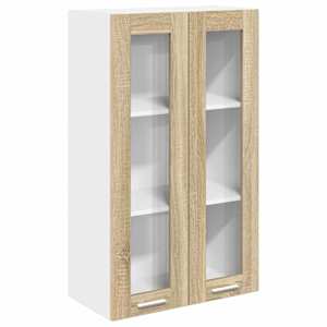 vidaXL Seinakapp Sonoma tamm 60 x 31 x 100 cm Tehispuit