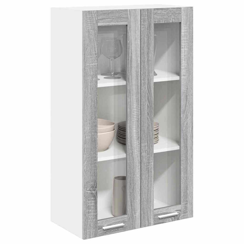 vidaXL Hangkast Riga Grijs Sonoma 60 x 31 x 100 cm Bewerkt hout