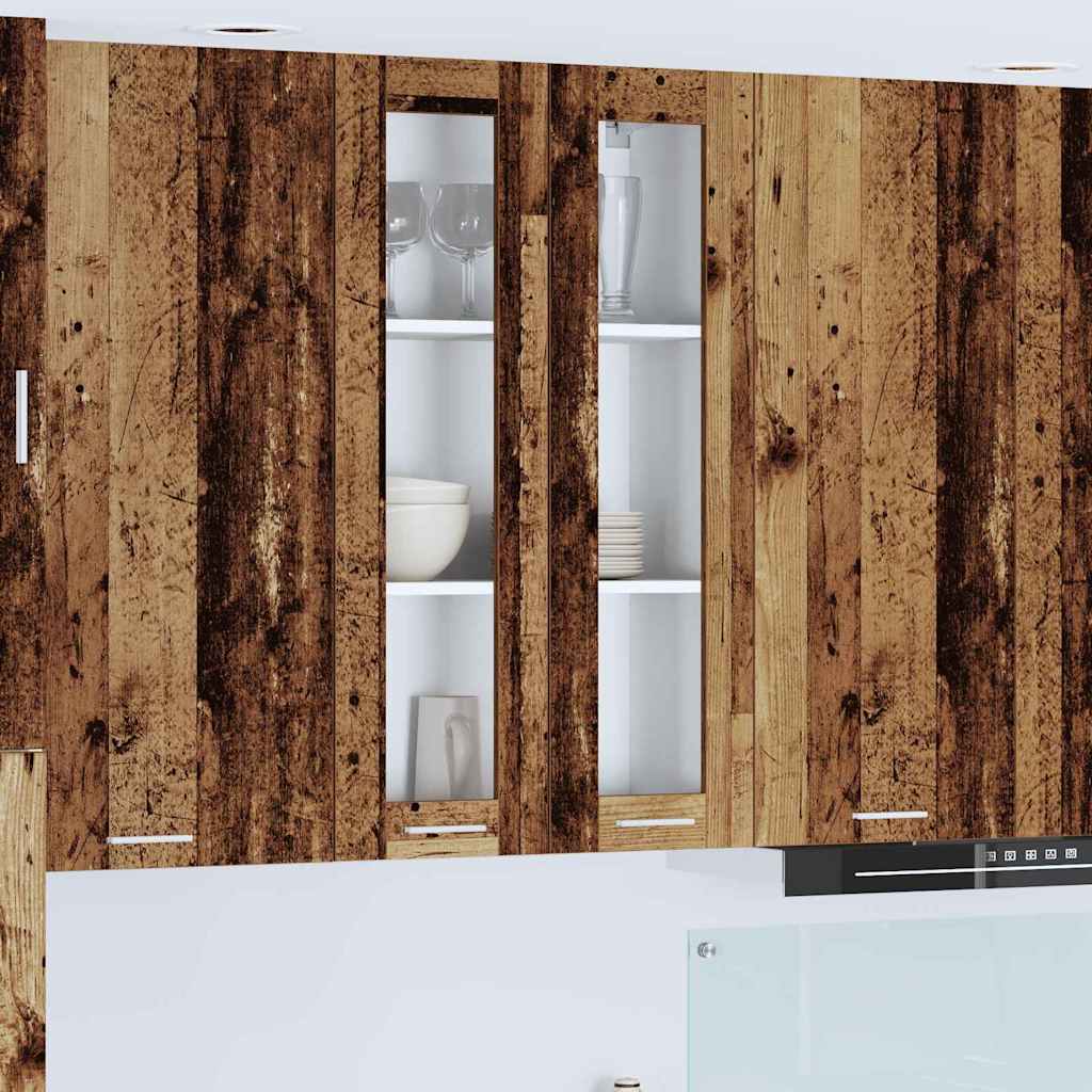 vidaXL Hängeschrank Riga Altholz 60 x 31 x 100 cm Holzwerkstoff