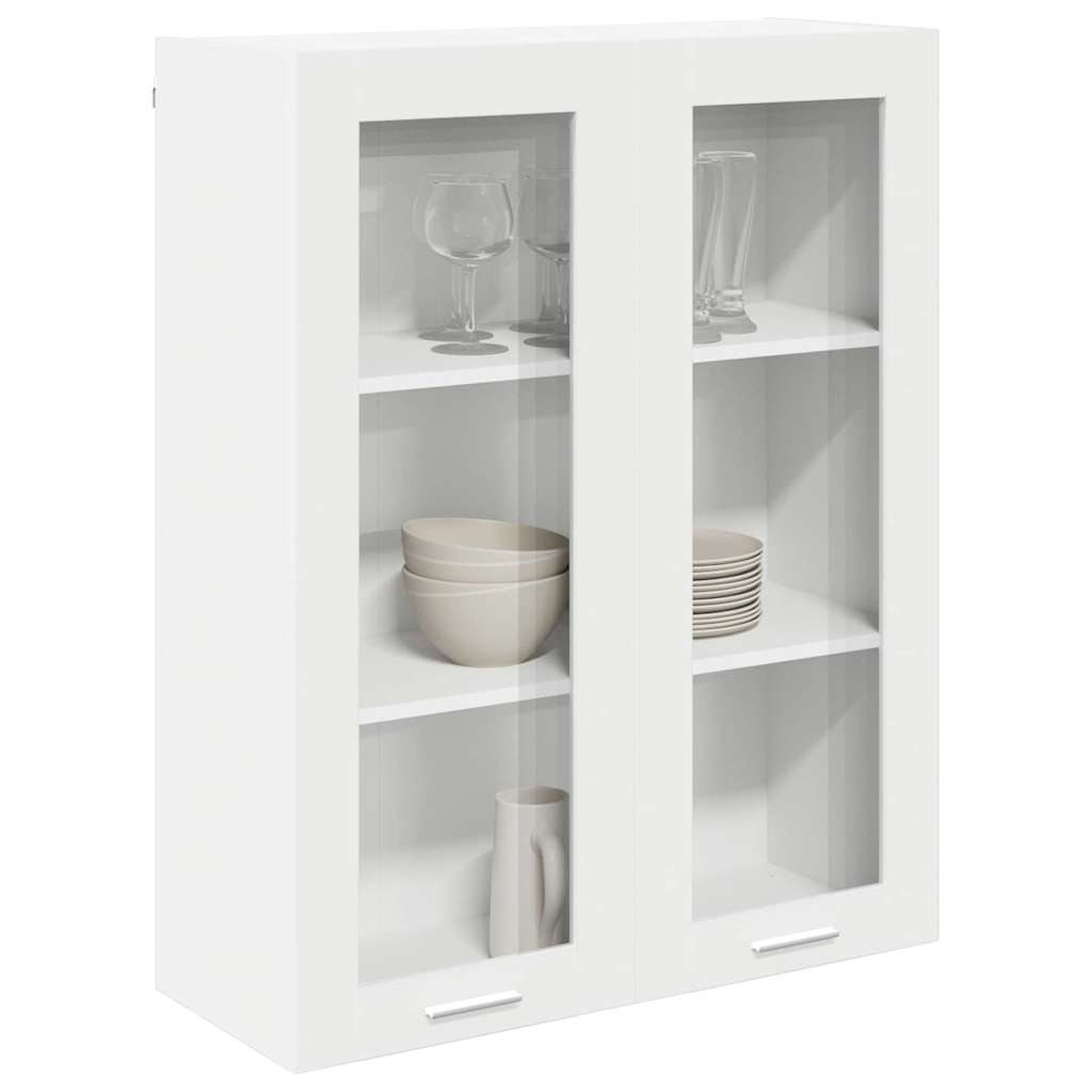 vidaXL Hangkast met plank Riga Wit 80 x 31 x 100 cm Bewerkt hout