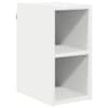 vidaXL Seinakapp Valge 20 x 29,5 x 40 cm Tehispuit