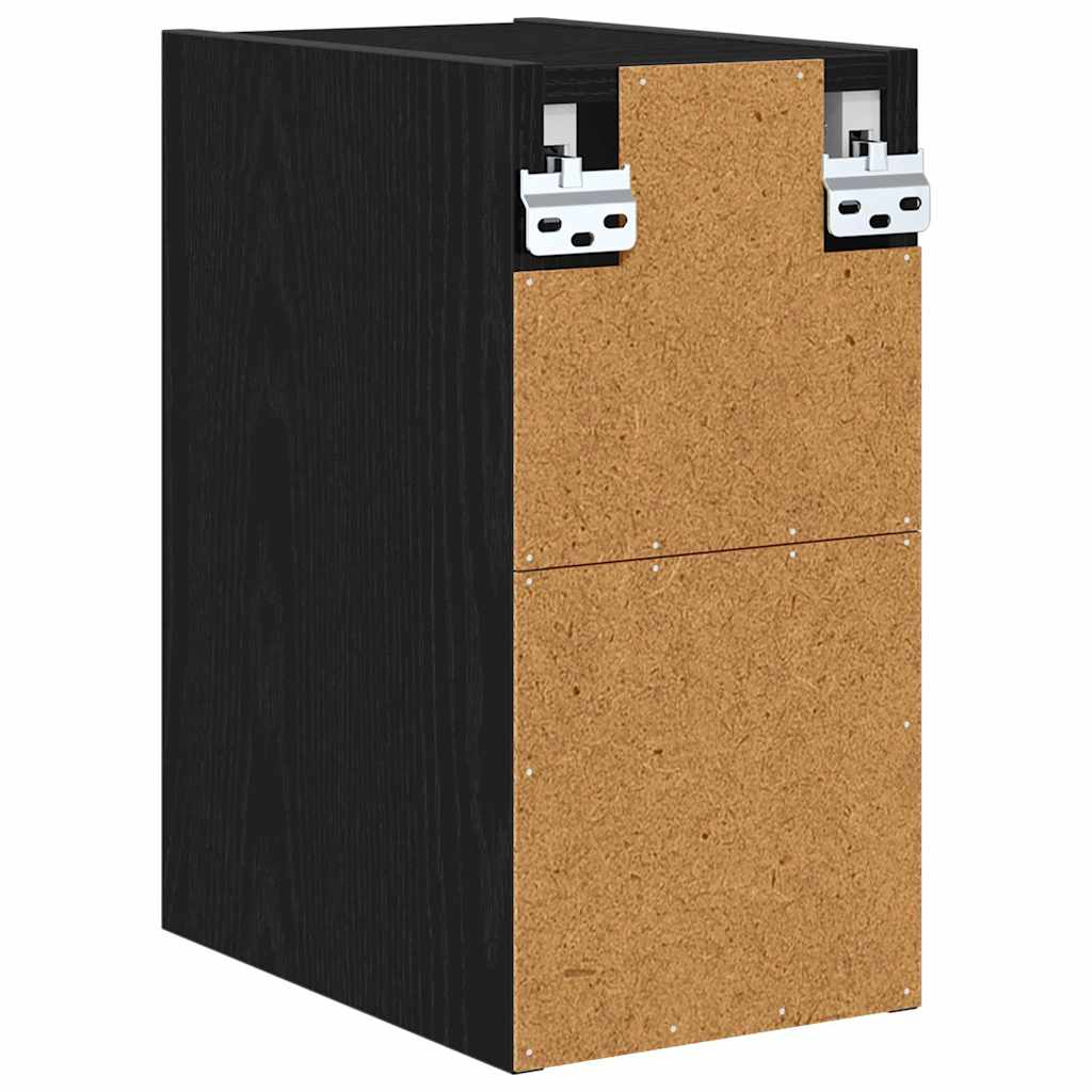 Seinakapp riiuliga Riga Must tamm 20 x 29,5 x 40 cm Tehispuit - Image 7