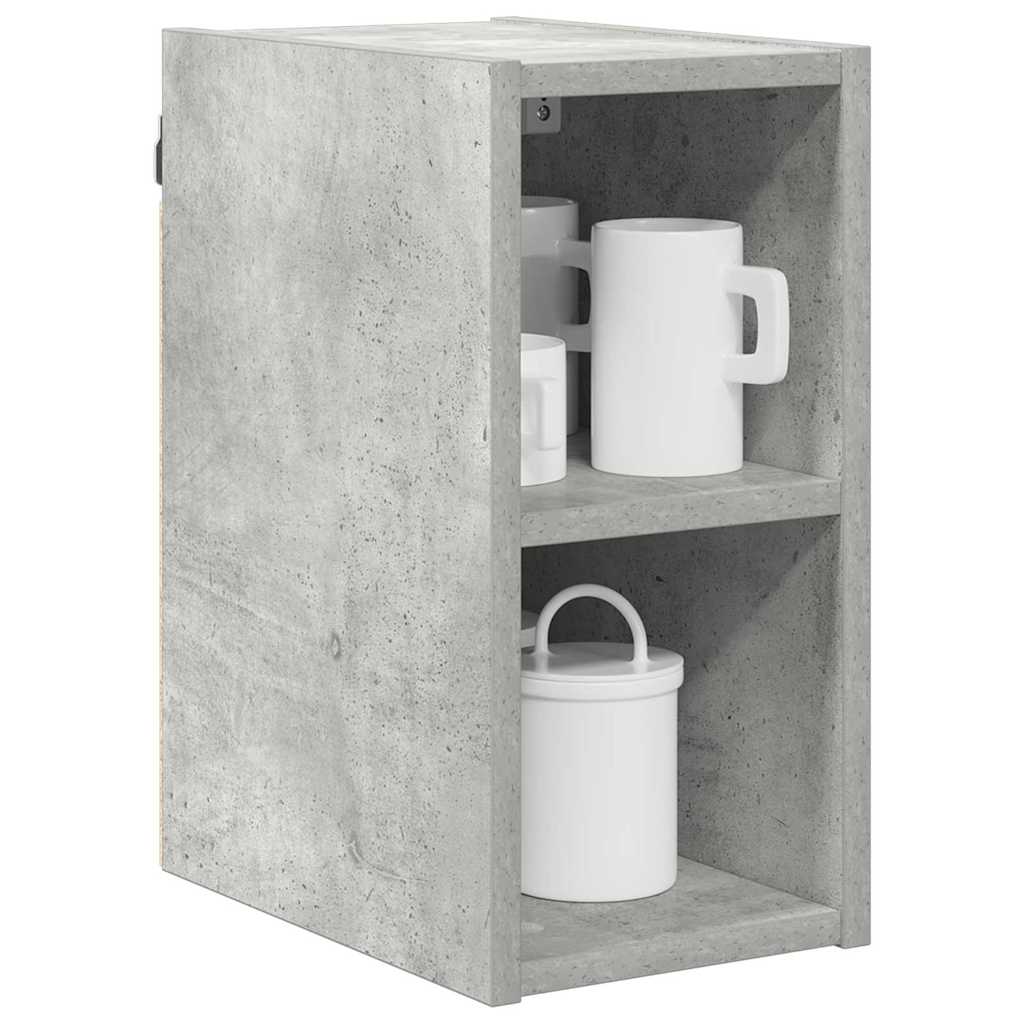 vidaXL Hangkast Riga Beton Grijs 20 x 29,5 x 40 cm Bewerkt hout