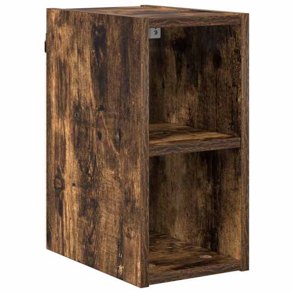 vidaXL Seinakapp Suitsetatud tamm 20 x 29,5 x 40 cm Tehispuit