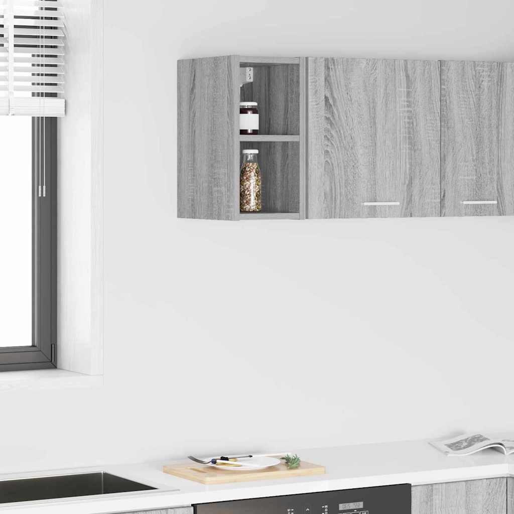 vidaXL Hängeschrank Riga Graues Sonoma 20 x 29,5 x 40 cm Holzwerkstoff