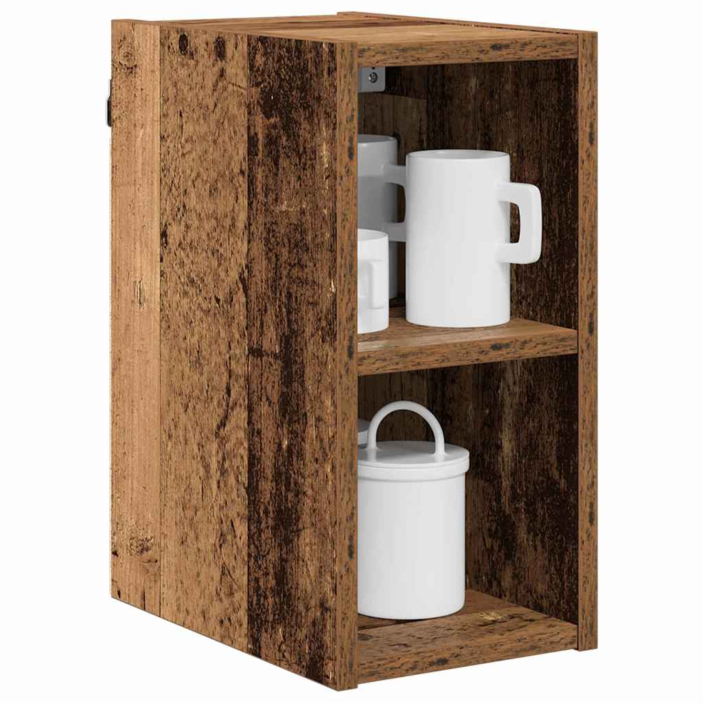 vidaXL Hangkast met plank Riga Oud Hout 20 x 29,5 x 40 cm Bewerkt hout