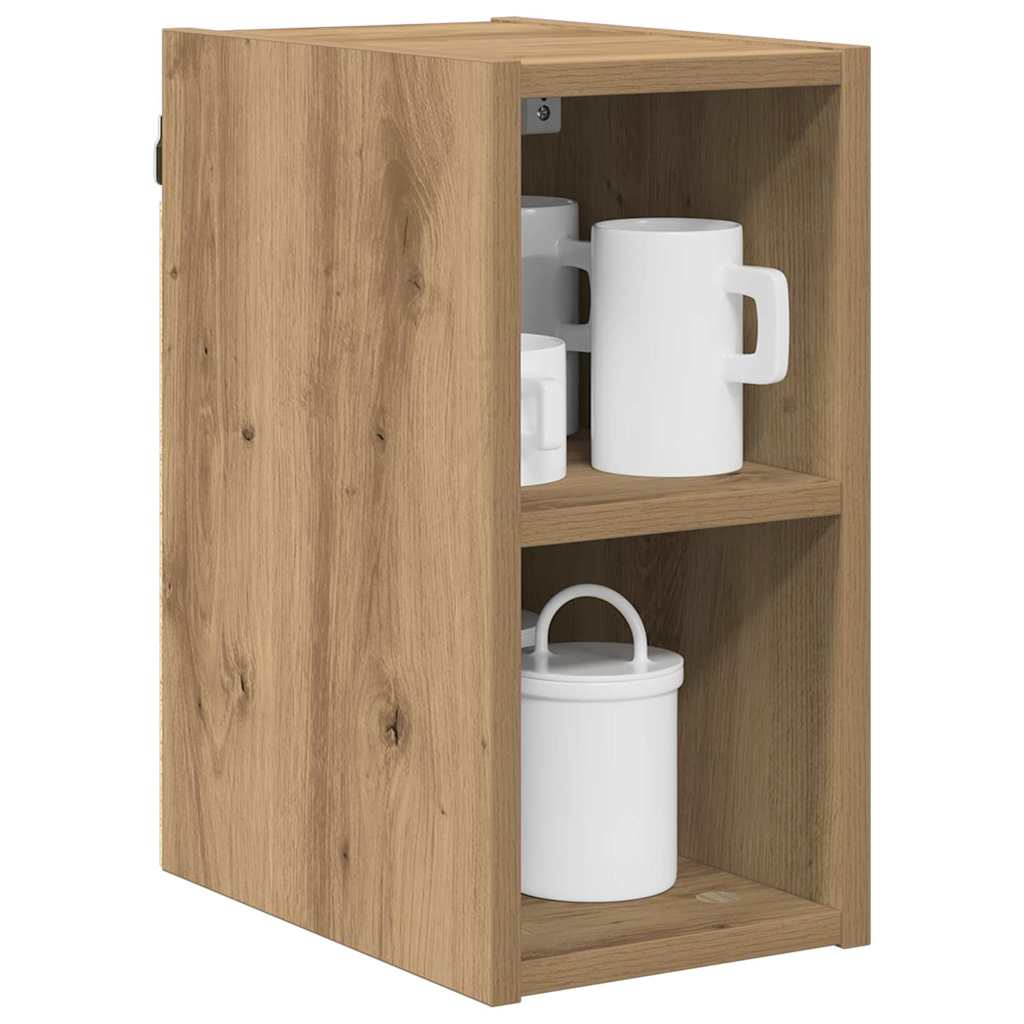 vidaXL Hangkast Riga Artisan Eiken 20 x 29,5 x 40 cm Bewerkt hout