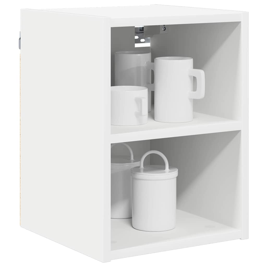 vidaXL Hangkast met plank Riga Wit 30 x 29,5 x 40 cm Bewerkt hout