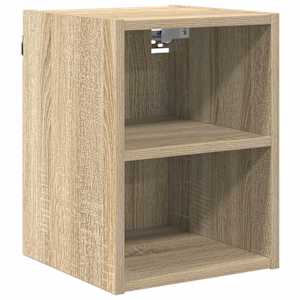 vidaXL Seinakapp Sonoma tamm 30 x 29,5 x 40 cm Tehispuit
