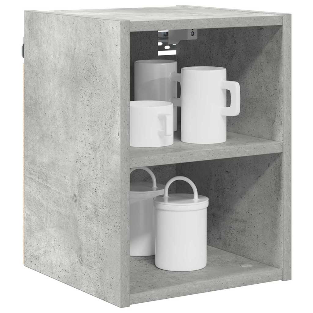 vidaXL Hangkast Riga Beton Grijs 30 x 29,5 x 40 cm Bewerkt hout