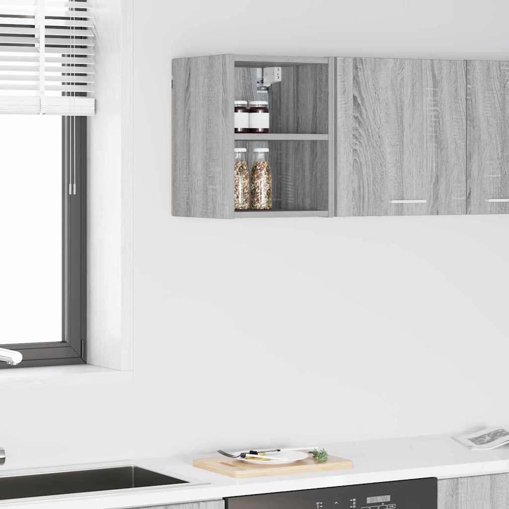 vidaXL Hängeschrank Riga Graues Sonoma 30 x 29,5 x 40 cm Holzwerkstoff