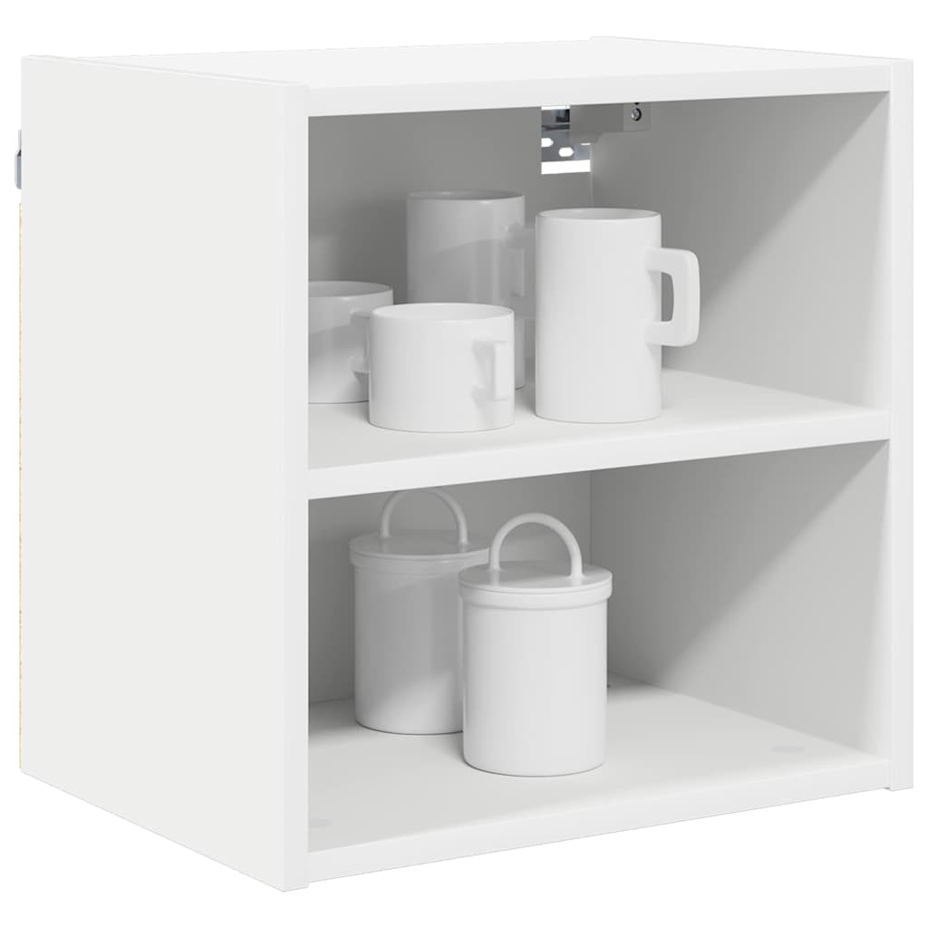vidaXL Hangkast met plank Riga Wit 40 x 29,5 x 40 cm Bewerkt hout