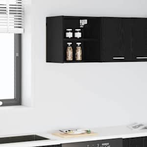 Viseča omarica Črna Orehovina 40 x 29,5 x 40 cm Konstruiran les