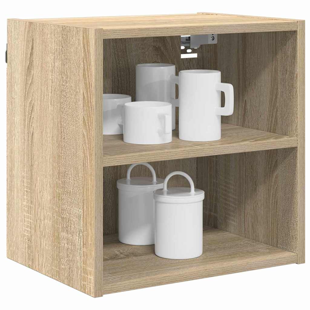 vidaXL Hangkast Riga Sonoma Eiken 40 x 29,5 x 40 cm Bewerkt hout