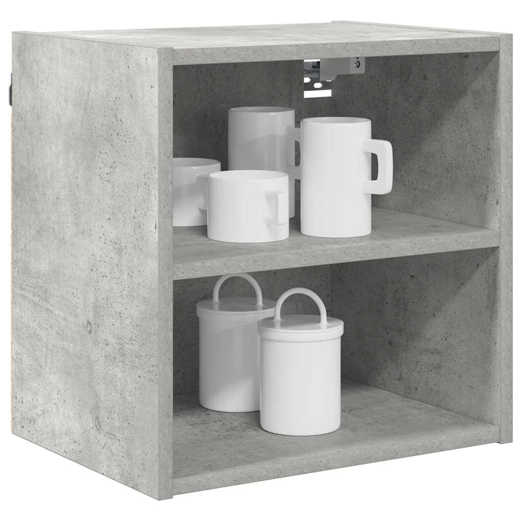 vidaXL Hangkast Riga Beton Grijs 40 x 29,5 x 40 cm Bewerkt hout