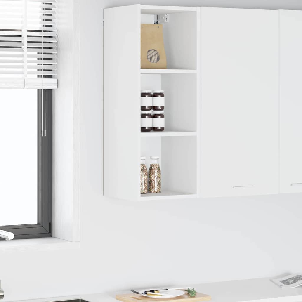 vidaXL Hängeschrank Riga Weiß 30 x 29,5 x 80 cm Holzwerkstoff